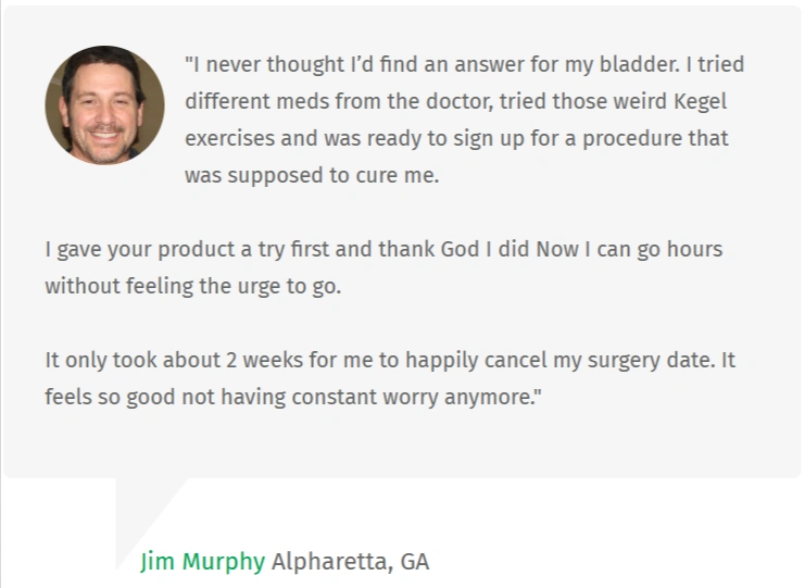 Bladder Relief 911 Customer Reviews